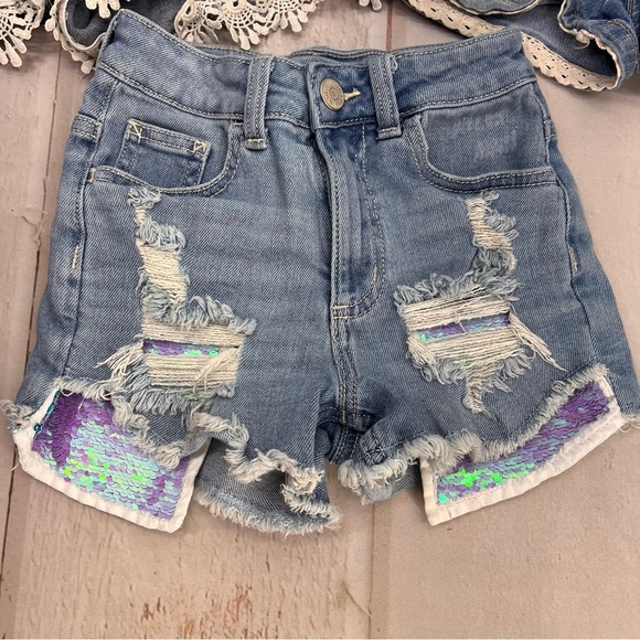 Girls Jeans Shorts Bundle - Picture 4 of 17